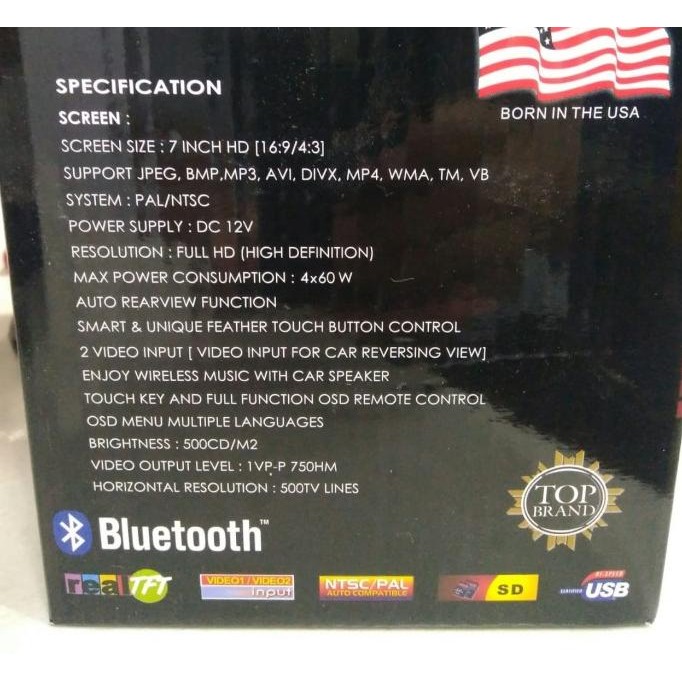 TV ANDROID DOUBLE DIN 7 INCH MP5 - TV MOBIL ANDROID 2 DIN