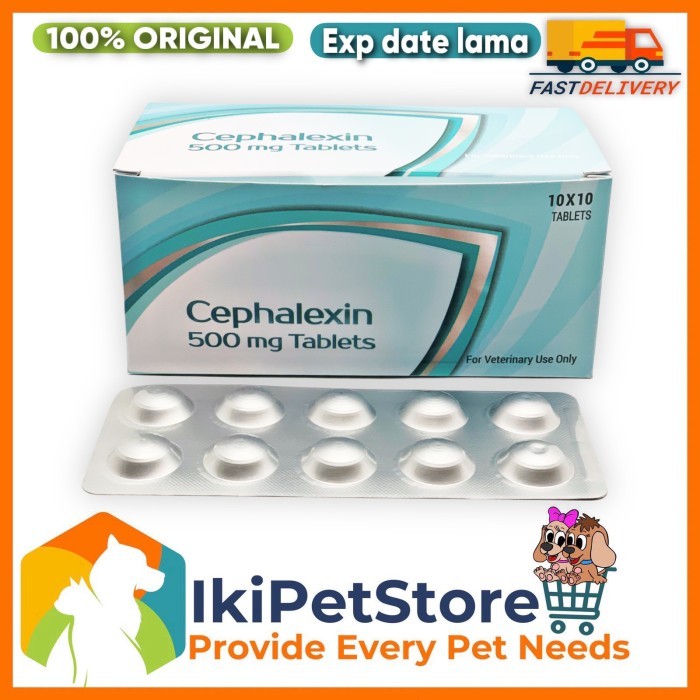 Terbaru Cephalexin 500mg antibiotik kulit per strip 10tabs