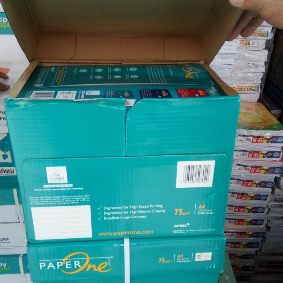 

KERTAS HVS F4 PAPER ONE 75 GR