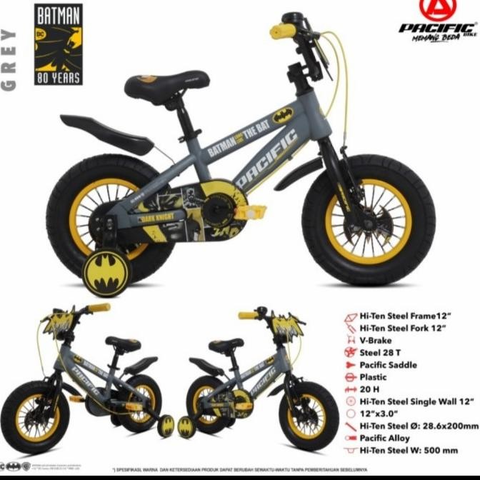 Sepeda Anak BMX 12 Pacific Batman
