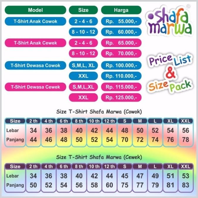 Sale Kaos Couple Keluarga - Shafa Marwa 25 Merah - Kaos Raglan