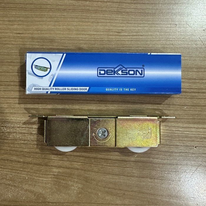 Roda Sliding Double Heavy Duty Nylon Roller Sliding Wheel Dekkson