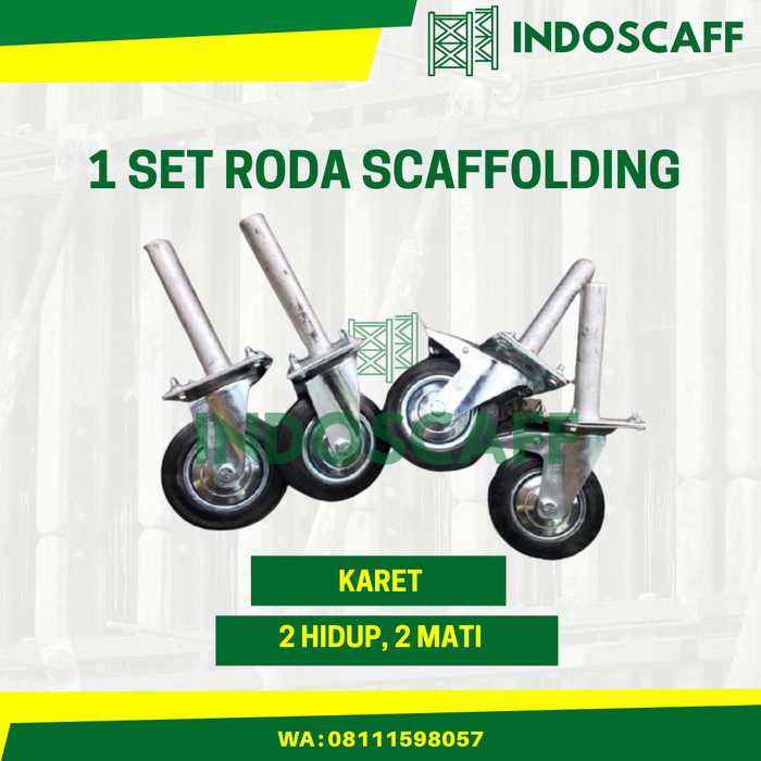 Roda Scaffolding Steger - Karet