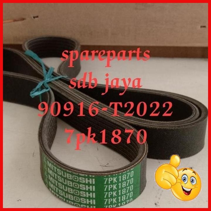 [SPB] TALI FAN V BELT FANBELT HILUX PICKUP REVO BENSIN 7PK1870 90916-T2022