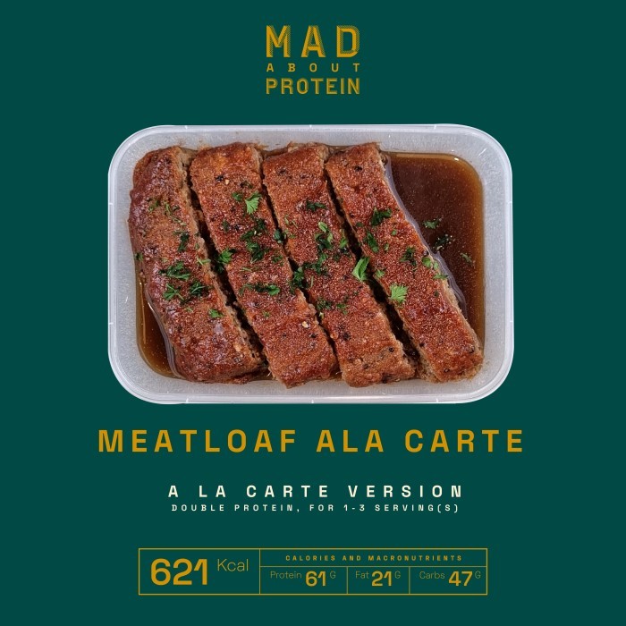 

[ALA CARTE] Meatloaf n' Mash - MAD ABOUT PROTEIN Frozen Mealprep