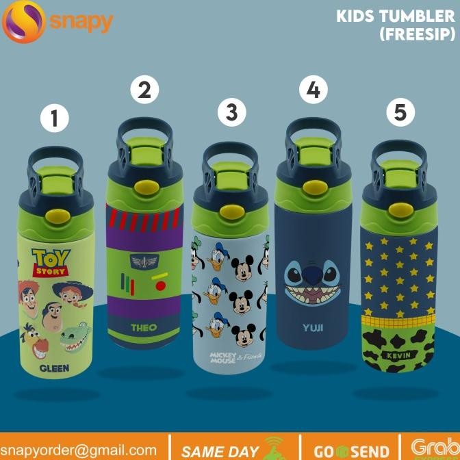 Promo Custom Print Botol Minum Anak Freesip Tumbler Smigel Kids Tumblr