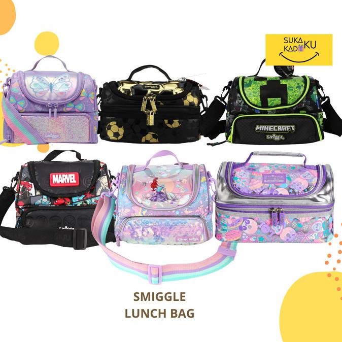 Grosir Smiggle Lunchbag Sling Tas Bekal Kotak Makan Anak Perempuan Laki Laki Tk Sd Smp