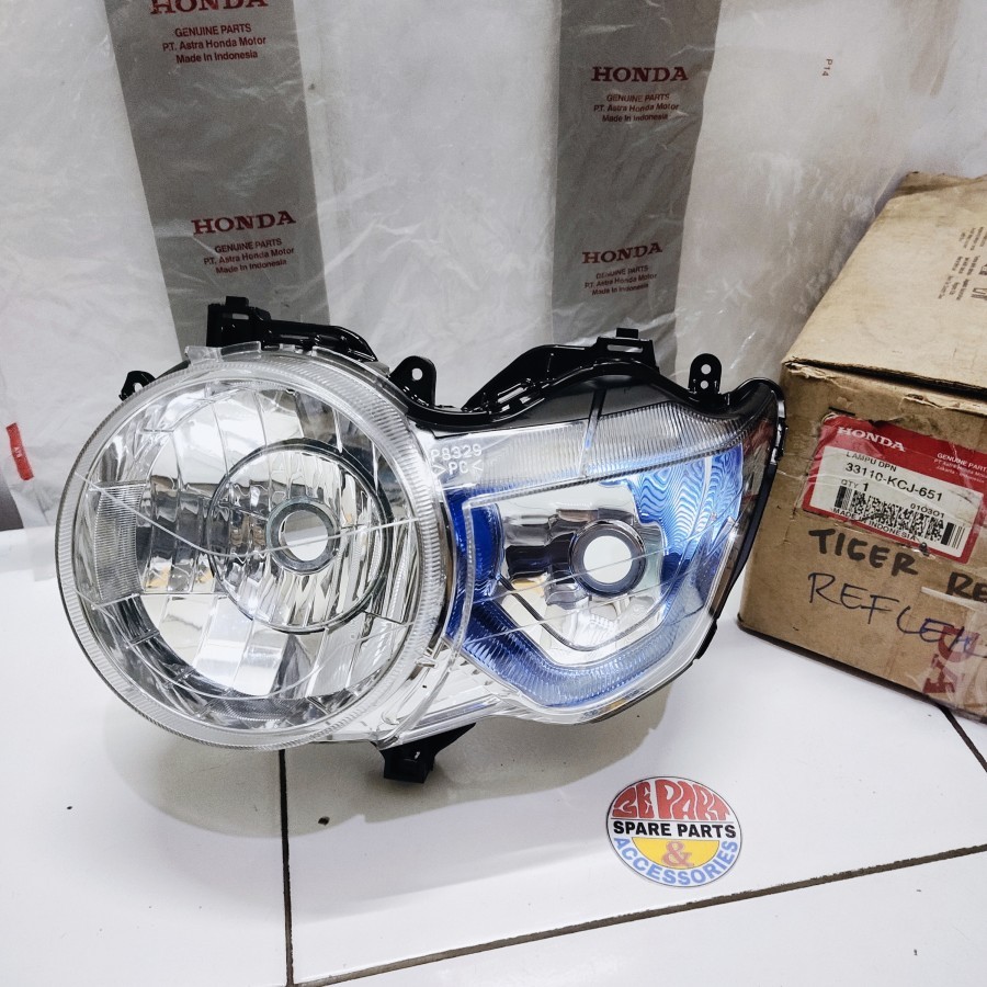 Reflektor Lampu depan Tiger Revo Headlamp assy Ori Honda 33010-KCJ-651 Limited Item Barang Langka Sp