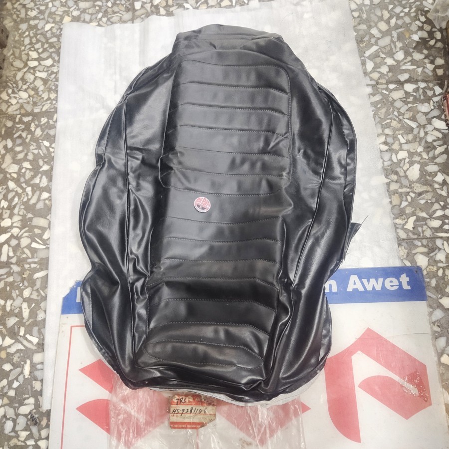 Sarung Jok TRS Kulit sadel Suzuki TRS TRZ Limited Item Barang Langka Spare Part Motor Klasik