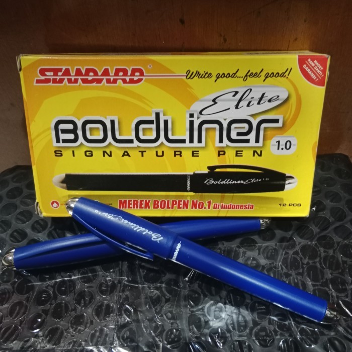 

Pulpen Boldliner Elite 1.0 Hitam Biru