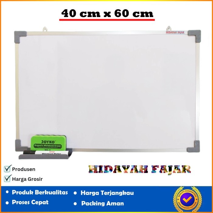 

Papan Tulis Whiteboard 40 X 60