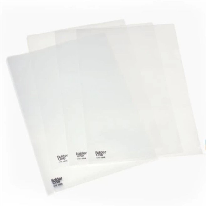 

Map L / Clear Sleeve Folder One A4 Plastik Bening - 1 Pack Isi 12 Pcs
