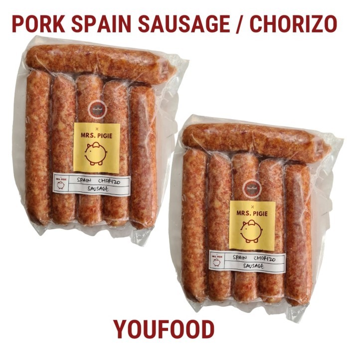 

PORK SPAIN SAUSAGE - CHORIZO - MRS.PIGIE / SOSIS BABI SPAIN CHORIZO