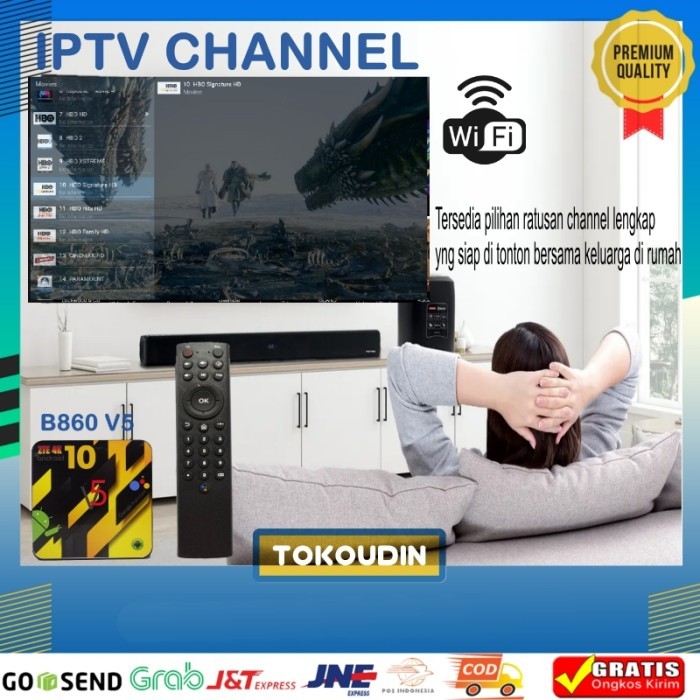 Stb Android Box Zte 4K B860H V5 Full Aplikasi