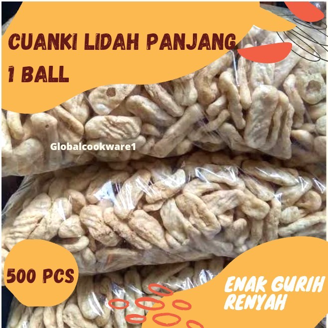 

CUANKI LIDAH PANJANG 1 BALL 500 PCS