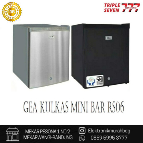 GEA Kulkas Mini Bar RS06 GEA Lemari Es Hotel GEA RS06