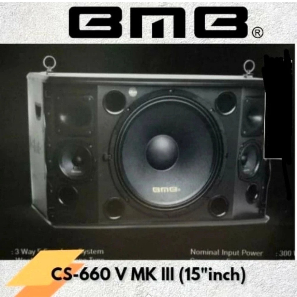 speaker pasif bmb cs 660 mk iii pro cs660 mk iii pro 15 inch