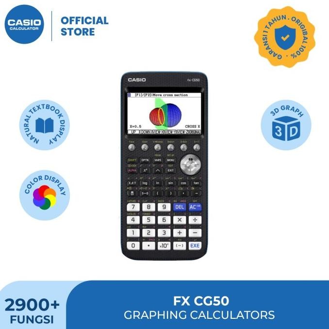 

CASIO FX-CG50 - Kalkulator Sekolah/Kuliah - Graphical