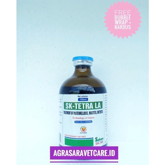 Sakan Sk-Tetra La (Oxytetracycline 20%) 100 Ml Original