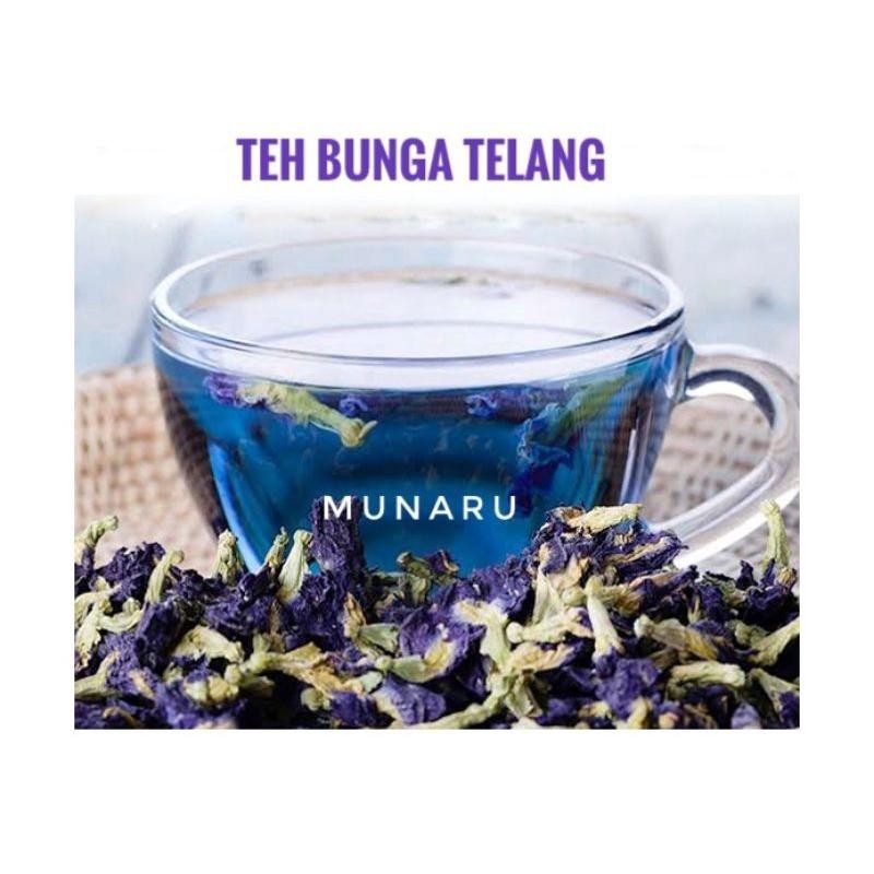 

Teh Bunga Telang Kering Murni 10Gr / Blue Tea / Butterfly Pea Flower Berkualitas