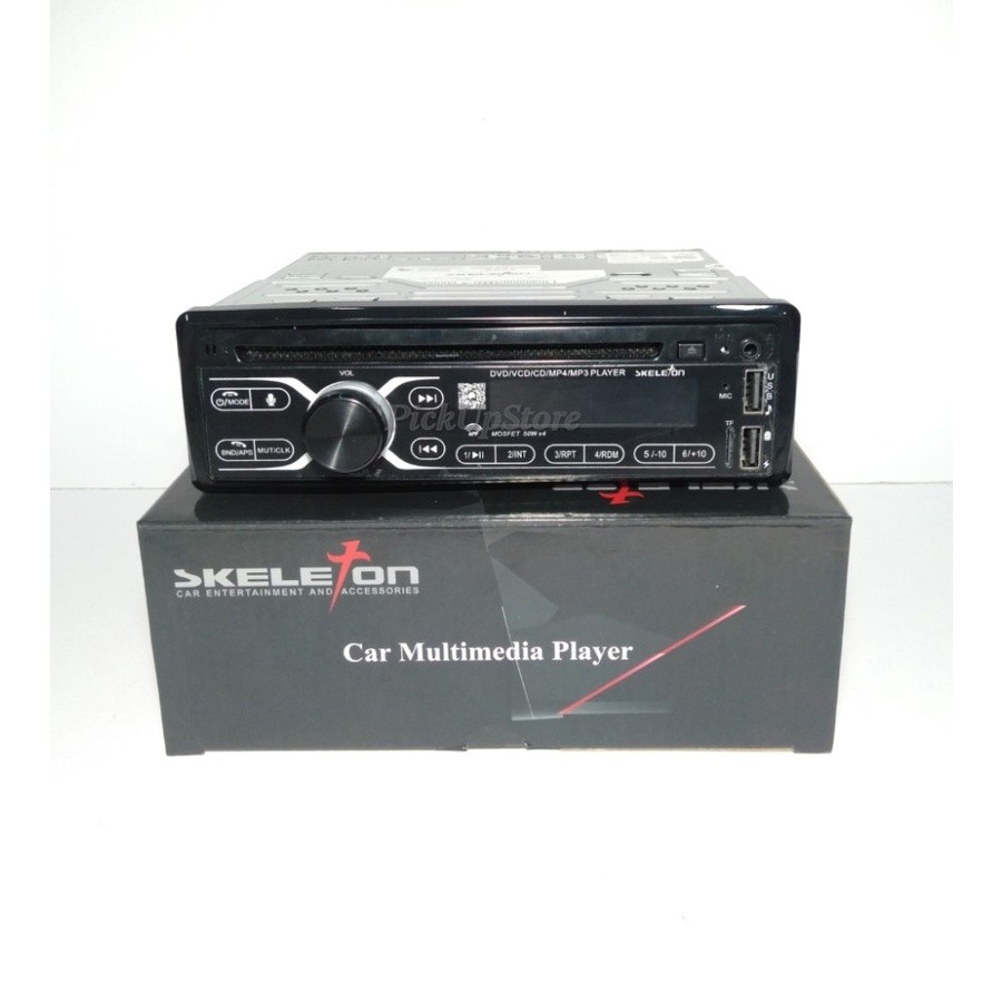 Single Din MP3 DVD Bluetooth USB Multimedia Player Skeleton
