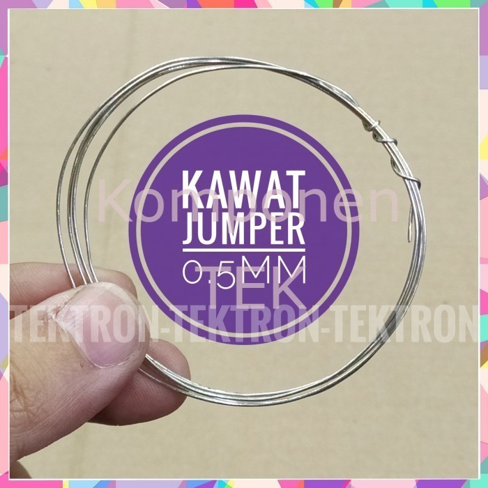 BIG SALE Kawat Jumper 0.5mm Tunggal Kabel Wire PCB Breadboard harga permeter