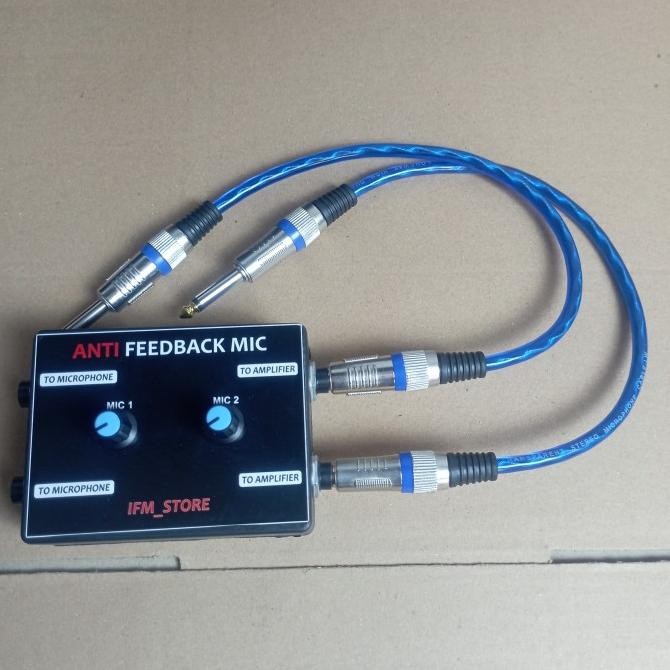 Trending Alat Anti Feedback Mic 2 Input 2 Output Anti Dengung Mic Universal Neo