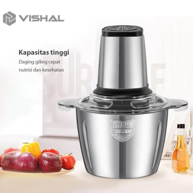 Chopper Daging / Penggiling Daging Vishal VS-1822 Stainless steel