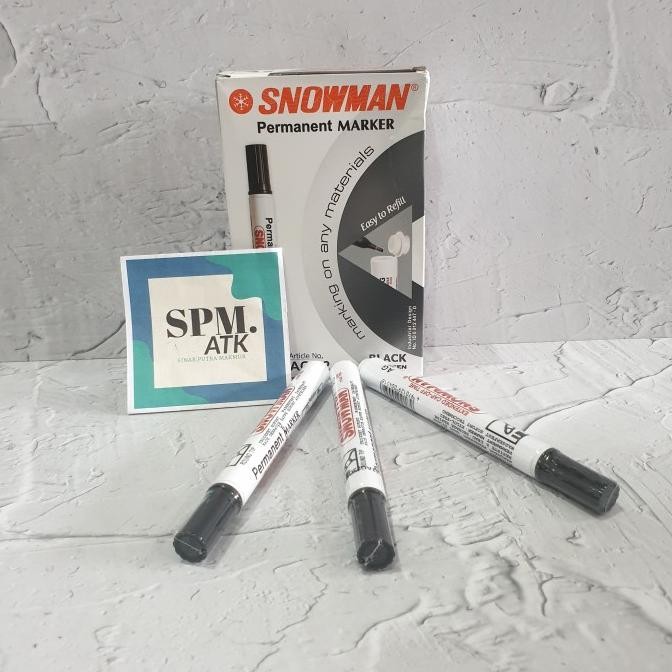 

Spidol Snowman Permanent Marker AG-12 BS76