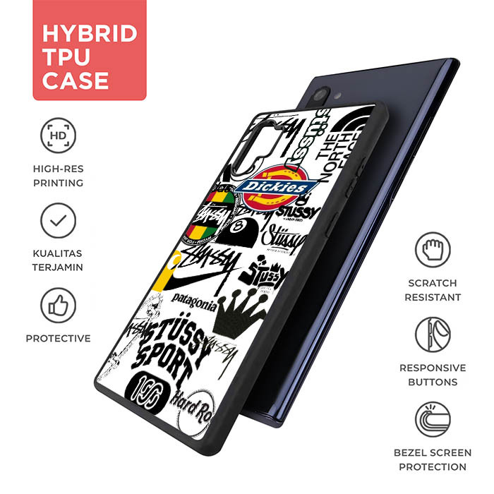 Softcase Hardcase Casing Custom Samsung Galaxy Note 20 10 9 8 FE Ultra Plus Lite Art Brand AB4484 Ca