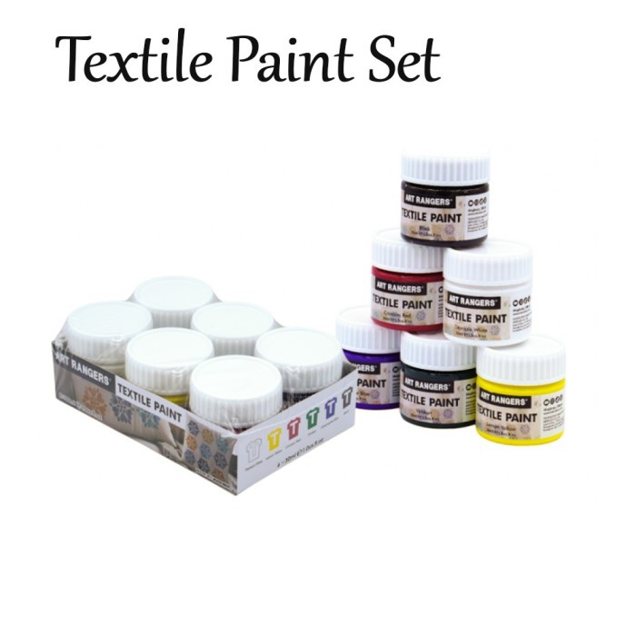 

HOT SALE Art Ranger Textile Paint Set 6 x 30ml/ Cat Tekstil Kain Baju Fabric