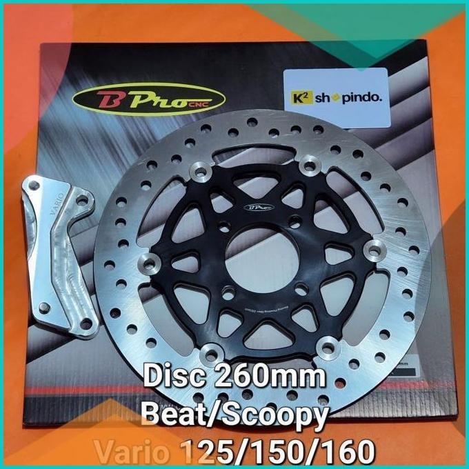 Piringan Disc Cakram Beat Scoopy Vario 125 150 160 Floating Bpro 260mm