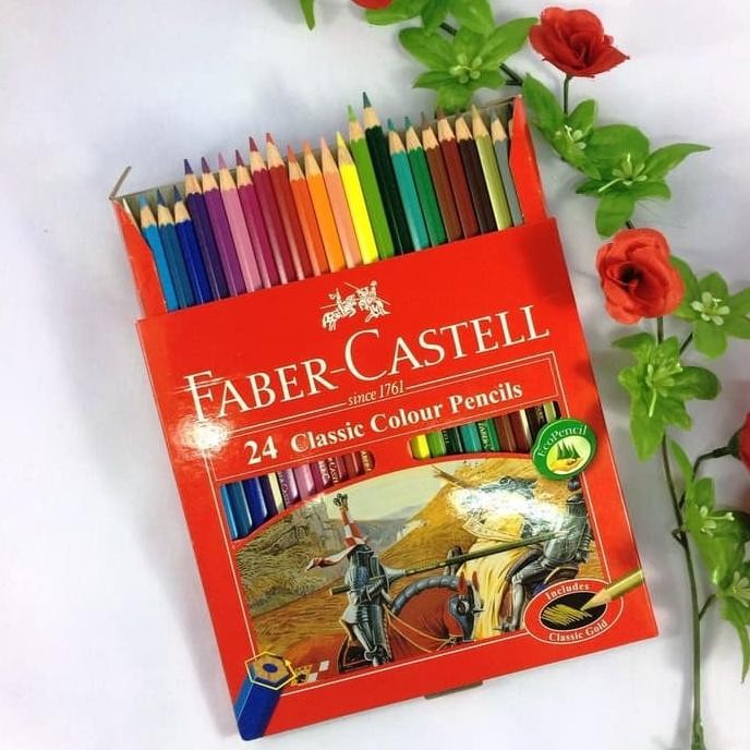 

MURAH Faber Castell 24 Classic colour Pencils - Pensil Warna