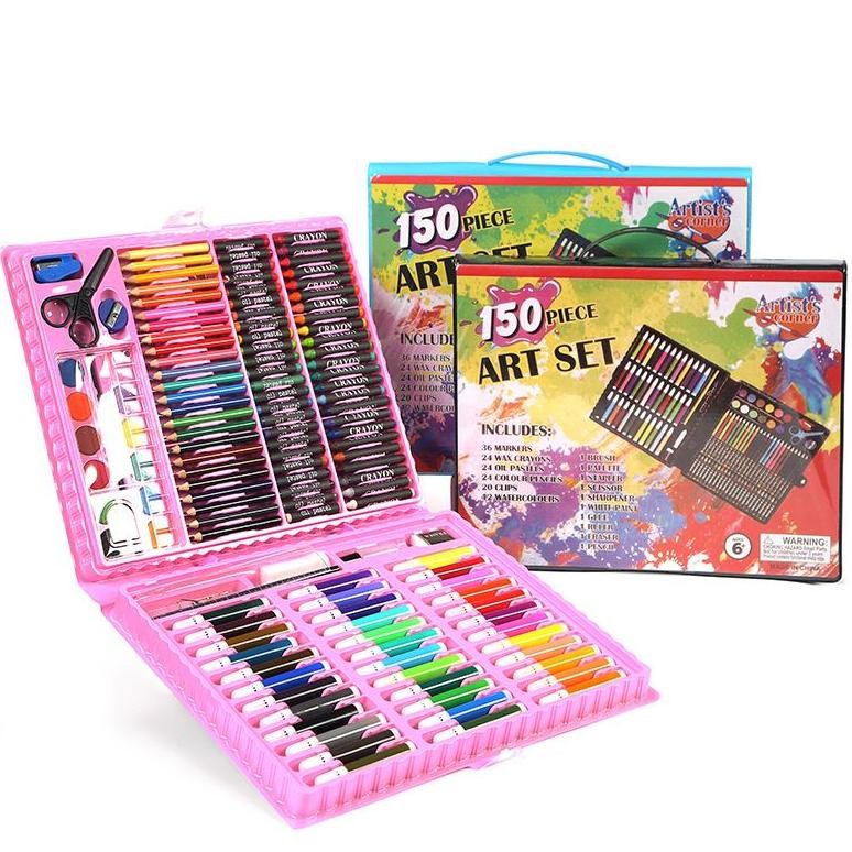 

SPECIAL ART SET 208 Pensil Warna Crayon Set 150pcs/Crayon Mewarnai 150 Warna Ke-54