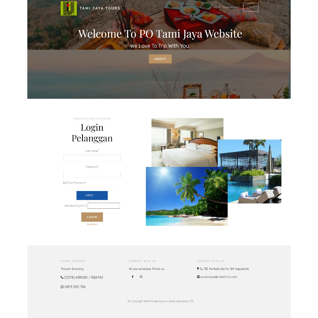 Aplikasi SPK dan Pemesanan Paket Wisata Berbasis Web PHP