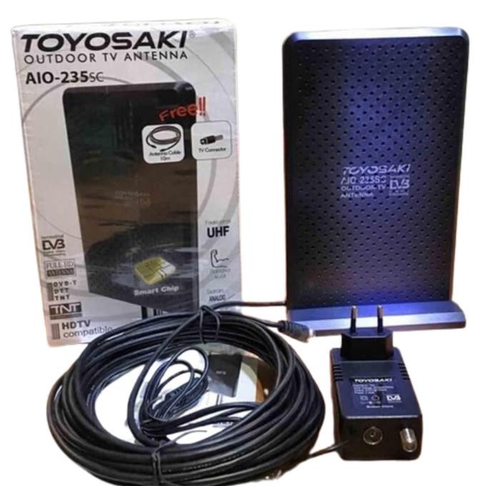 ANTENA SET TOP BOX ANTENA TV DIGITAL/ANALOG TOYOSAKI AIO 235-SC TERMURAH