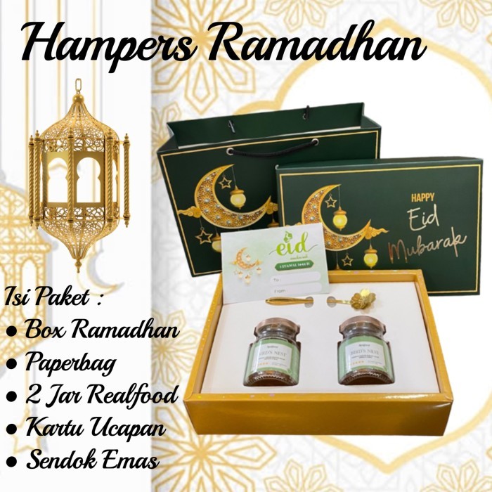 

HAMPERS RAMADHAN/LEBARAN/IDULFITRI ISI 2 JAR REALFOOD