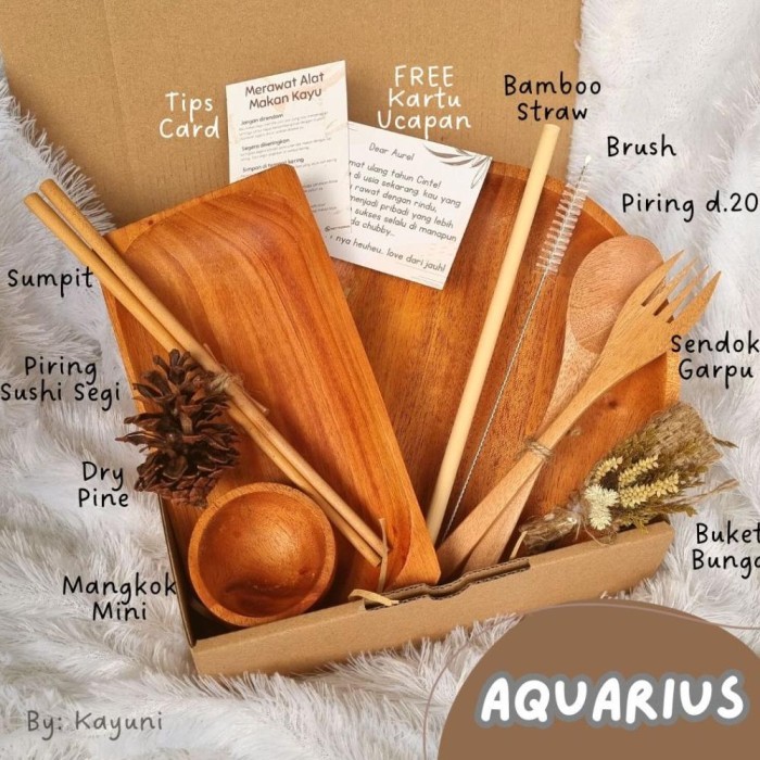 

AQUARIUS HAMPERS SINGLE SET / PARCEL LEBARAN / KADO NATAL TAHUN BARU /