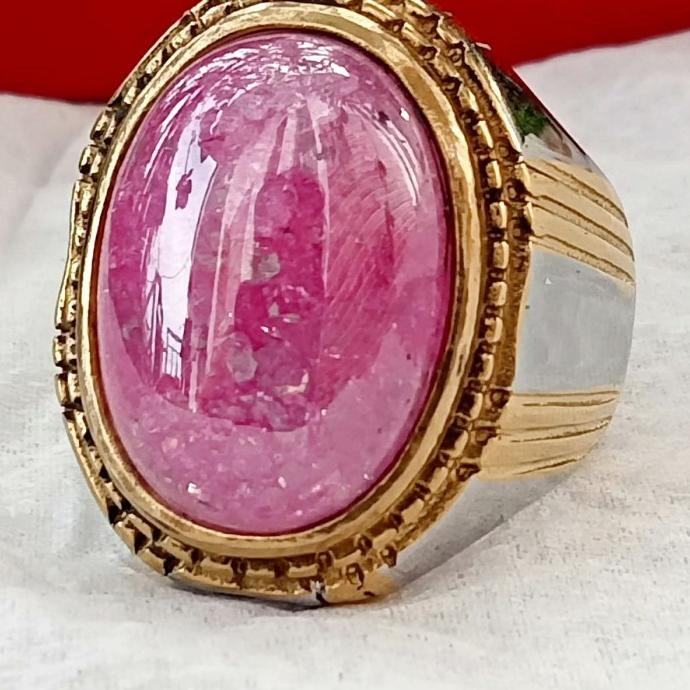 CINCIN BATU ASLI RUBY BRAZIL PECAH SERIBU /ANTI GORES