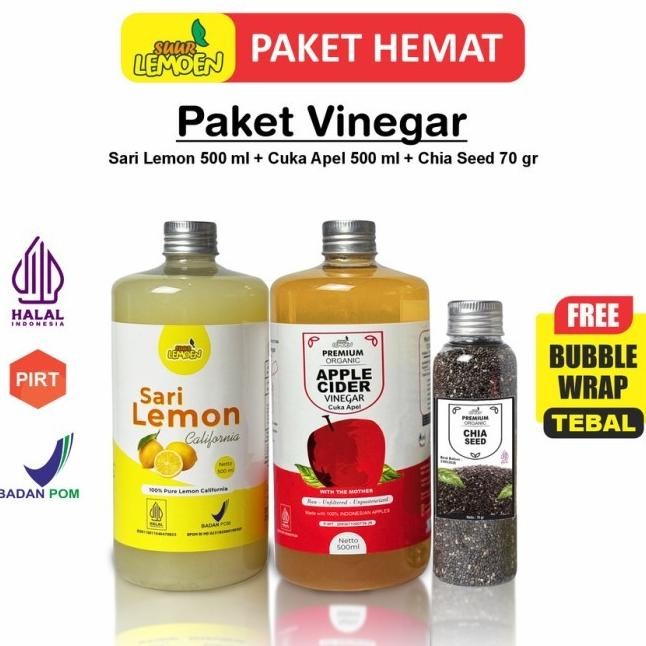

Uur Lemoen Paet Ehat 3In1 Cua Apel Ml Ari Lemon Ml Dan Chia Eed 70Gr Bpom Dan Halal Pht