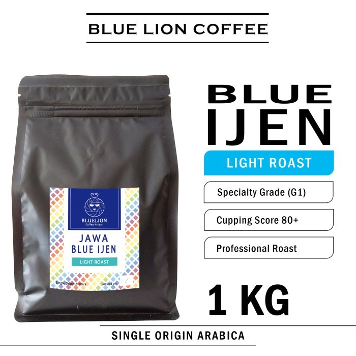 

PROMO! Blue Lion Coffee Jawa Blue Ijen 1 kg Light Roast Kopi Arabika