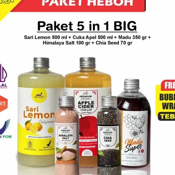 

Paet Hemat Dan Deto Lengap 5In1 Lemon Paet Hemat Cua Apel Ari Lemon Chia Eed Madu Hutan Garam Himalaya Pbg