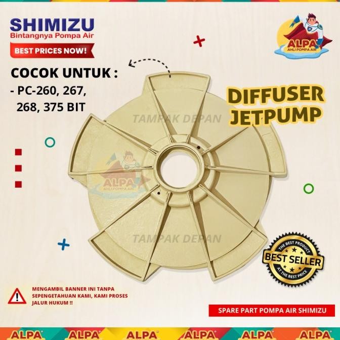 DEFFUSER POMPA AIR SHIMIZU JETPUMP READY