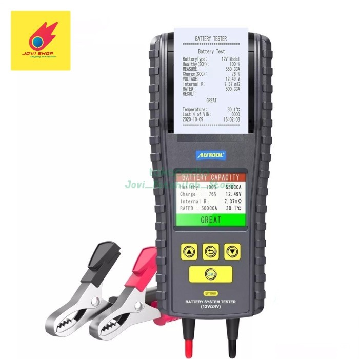 Jual Alat Reparasi Perbaikan Kendaraan Aki Tester Mobil Dengan Print