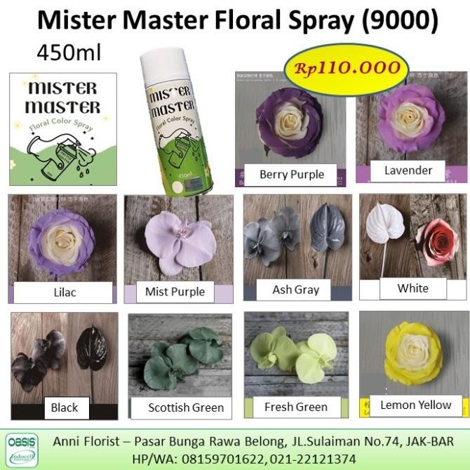

Promo Floral Spray (9000), cat bunga, warna spray, Florist supply COD