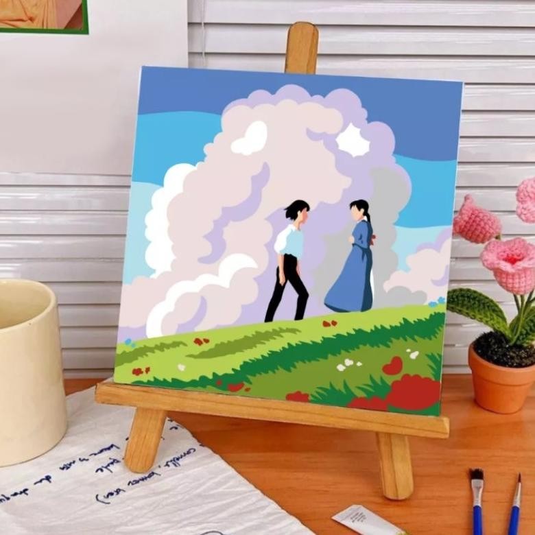 

BISA COD Paint by Numbers KIT - You and I - Paint KIT DIY ryu-56