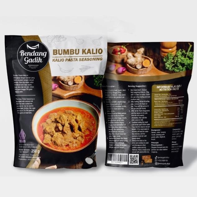 

Bumbu Alio N Rendang Gadih 250 Gram
