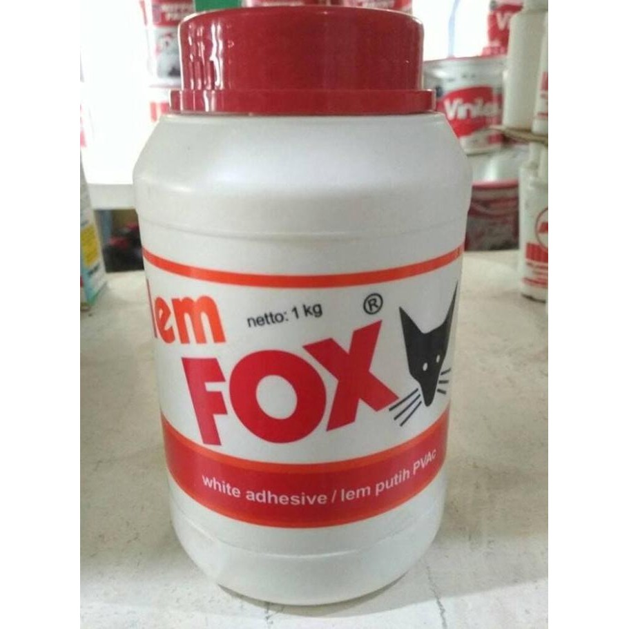 

Promo Lem Fox 1 kg Lem Putih Pvac / Lem Kayu dll COD