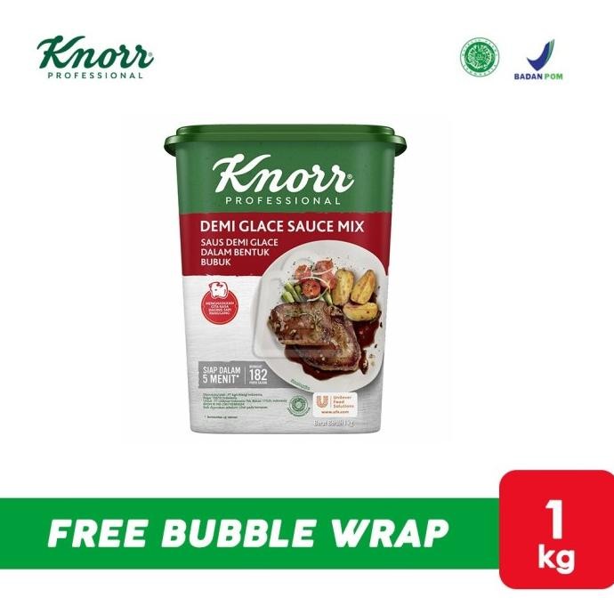 

Knorr Demi Glace Sauce Mix/ Saus Demi Glaze Bentuk Bubuk [Toples 1 kg]