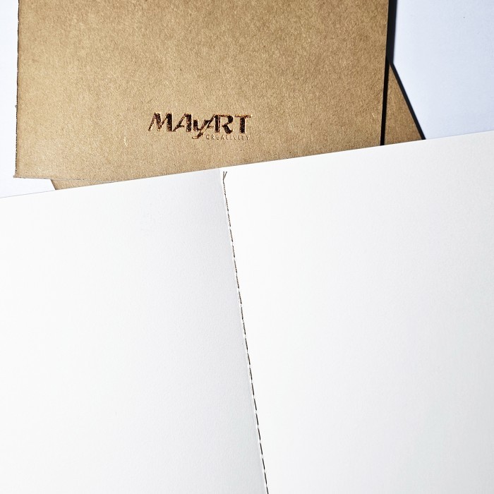 

SALE TERLARIS MAYPAP SKETCHBOOK KRAFT COVER SET 3 BUKU SKETSA READYY